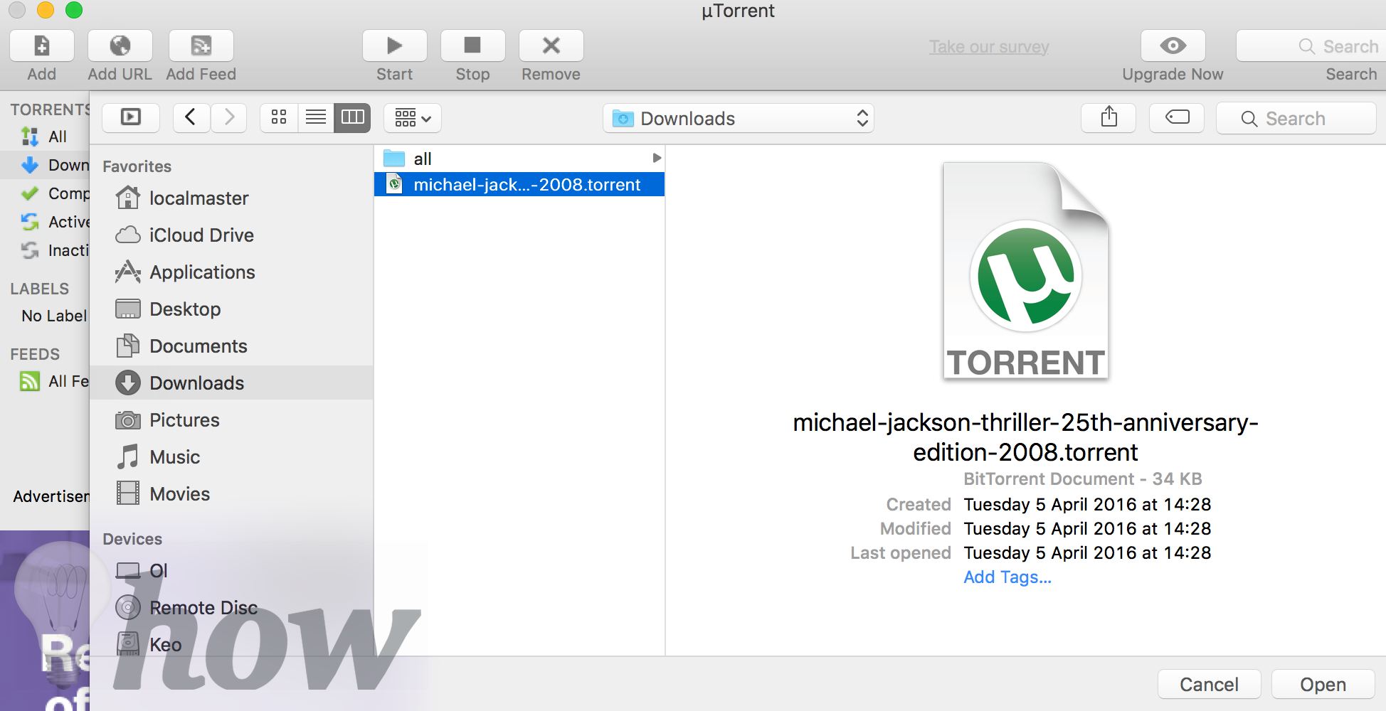 can you torrent stuff with a mac